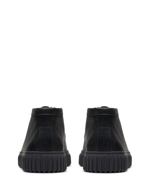 Clarks Black Torhill Hi Chukka Boot for men