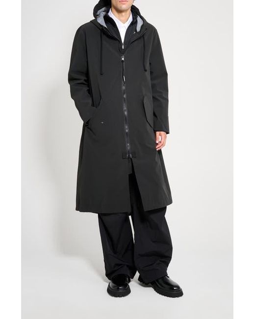 Stutterheim Black Martins Parka for men