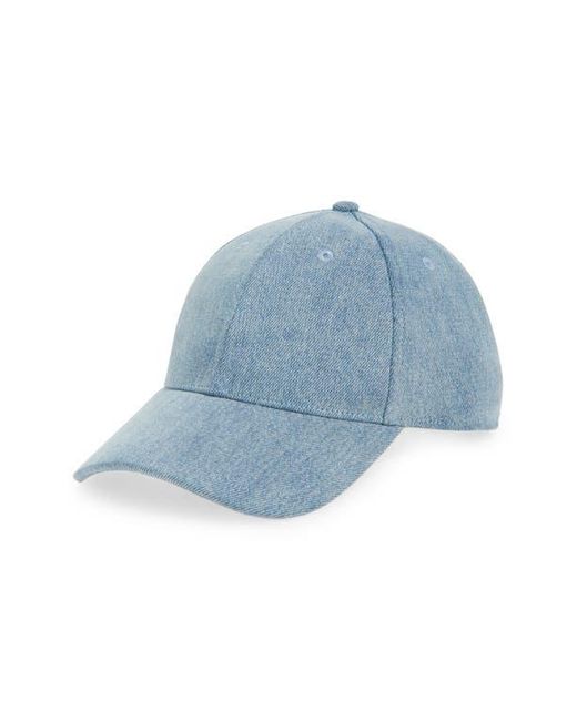 Rag & Bone Light Blue Cap Chambray Blue Linen Baseball Cap | Luca Faloni main image 2