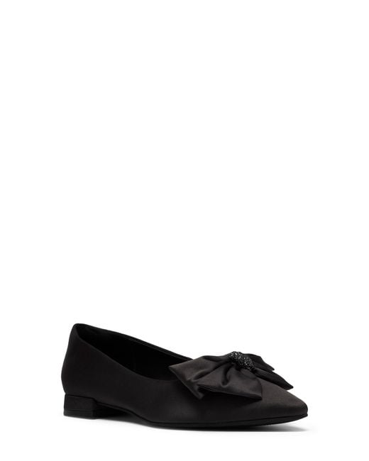 Clarks Black Sensa15 Bella Pointed Toe Flat