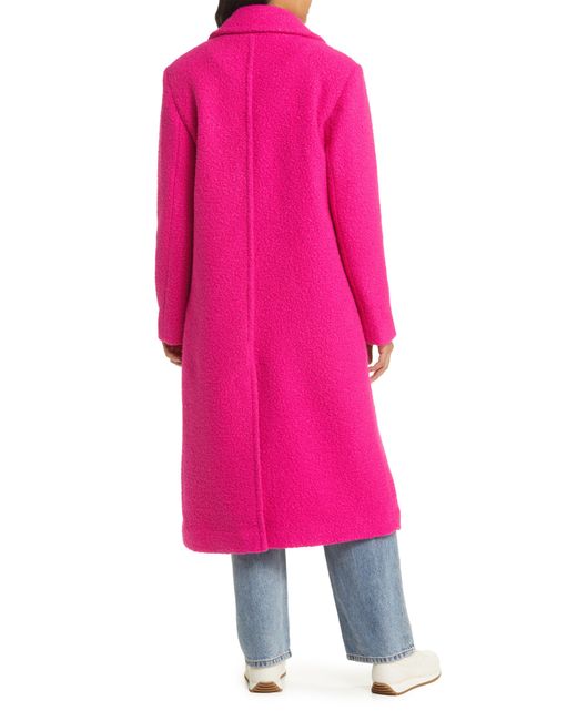 BCBGMAXAZRIA Pink Longline Coat