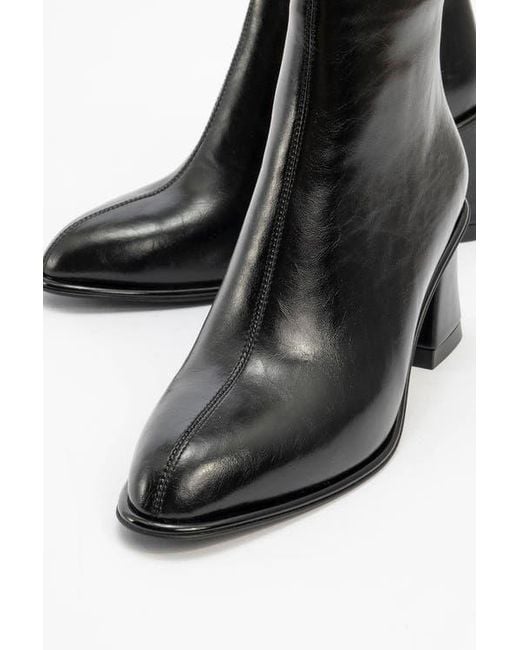 Prologue Shoes Black Maura Block Heel Boot