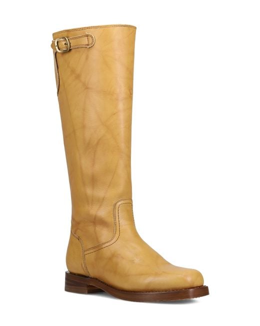 Frye Brown Campus Knee High Riding Boot