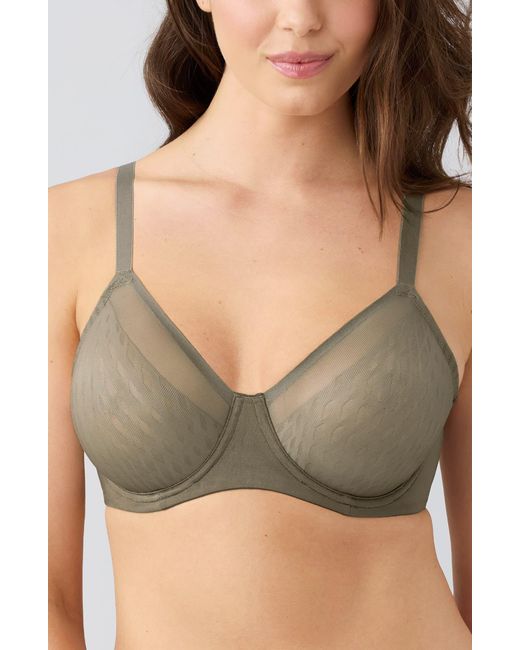 Wacoal Green Elevated Allure Full Coverage Underwire Bra