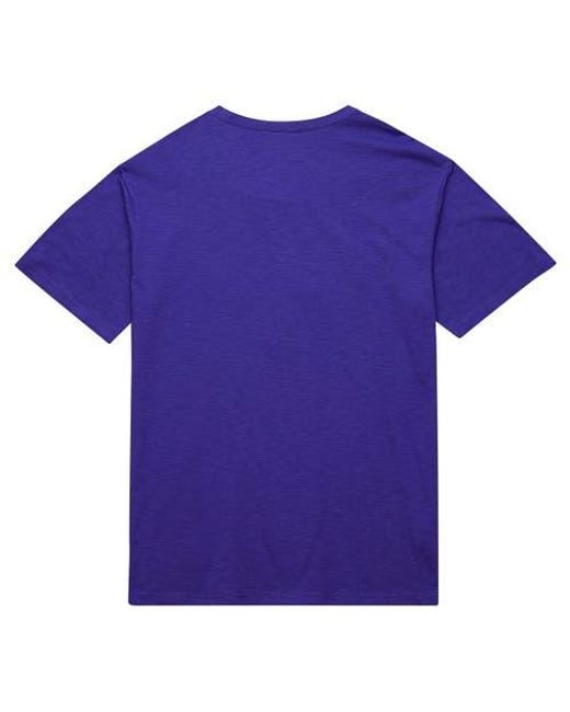 Mitchell & Ness Purple Phoenix Suns Hardwood Classics Felt Applique Slub T-Shirt for men