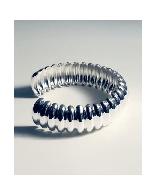 Mango Black X Kaia Gerber Ridge Embossed Choker Necklace