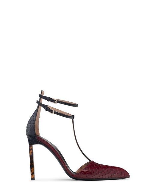 Tom Ford Red T-Strap Pump
