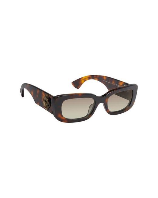 Kurt Geiger Brown 52Mm Rectangular Sunglasses