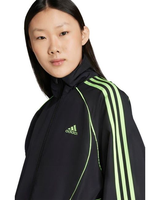 Adidas Black Teamgeist Oversize Recycled Polyester Track Jacket