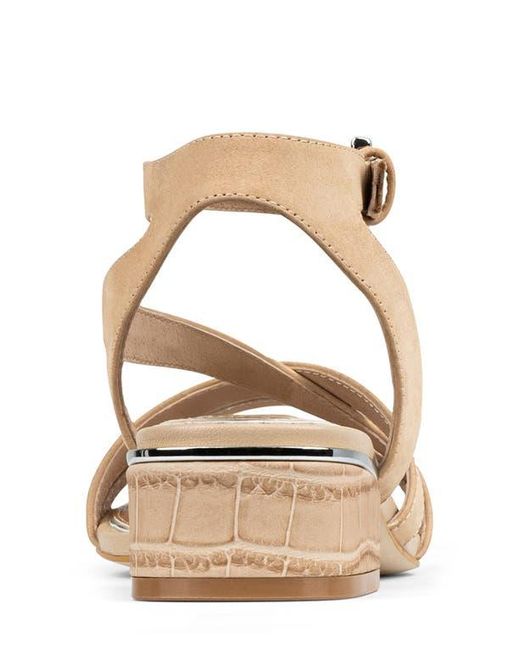 Donald J Pliner Natural Frannie Ankle Strap Sandal