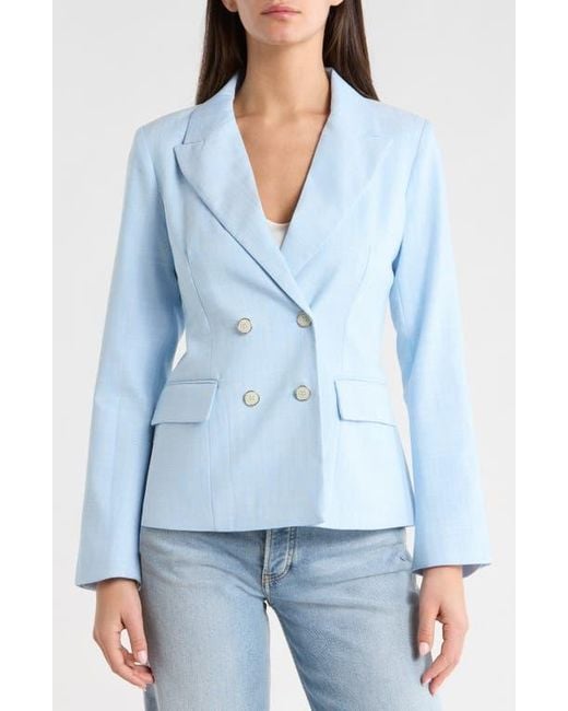 Vince Camuto Blue Double Breasted Jacket