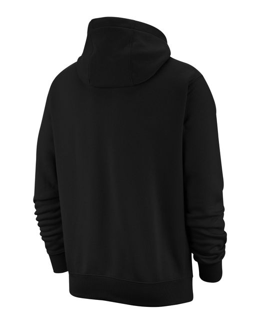 Nike Black Sportswear Club Fleece Logo Hoodie for men
