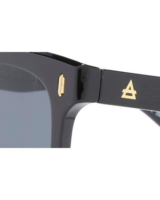 Aire Black Luna 54Mm Square Sunglasses