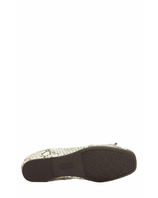 ABEO White Cadence Bow Ballet Flat
