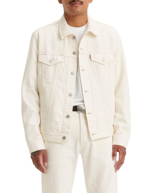 Levi's White Denim Trucker Jacket for men