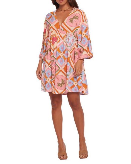 Petal & Pup Red Zanna Long Sleeve Minidress