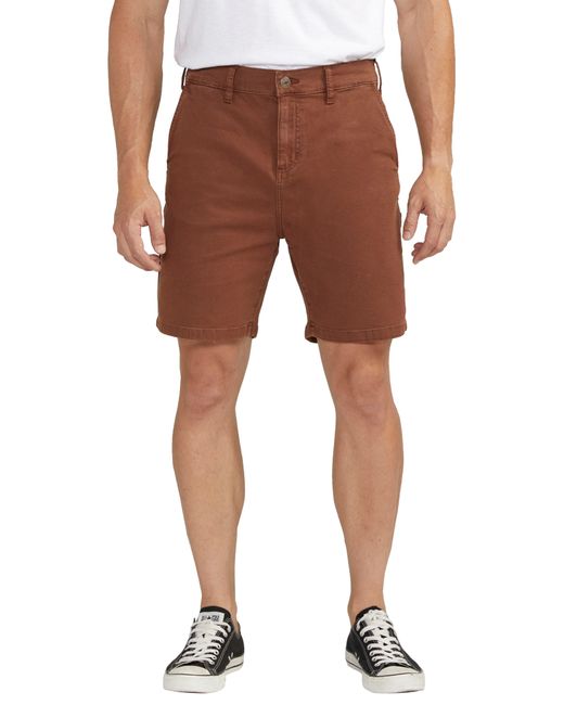 Silver Jeans Co. Multicolor Relaxed Fit Twill Painter Shorts for men