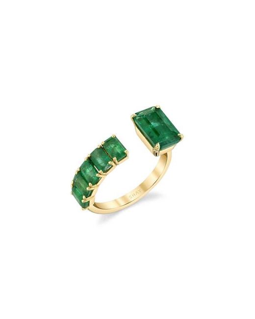 SHAY Green Floating Emerald Ring