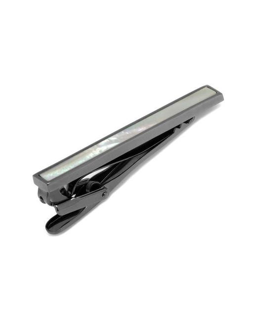 Cufflinks Inc. Brown Mother-Of-Pearl Inlaid Tie Clip for men