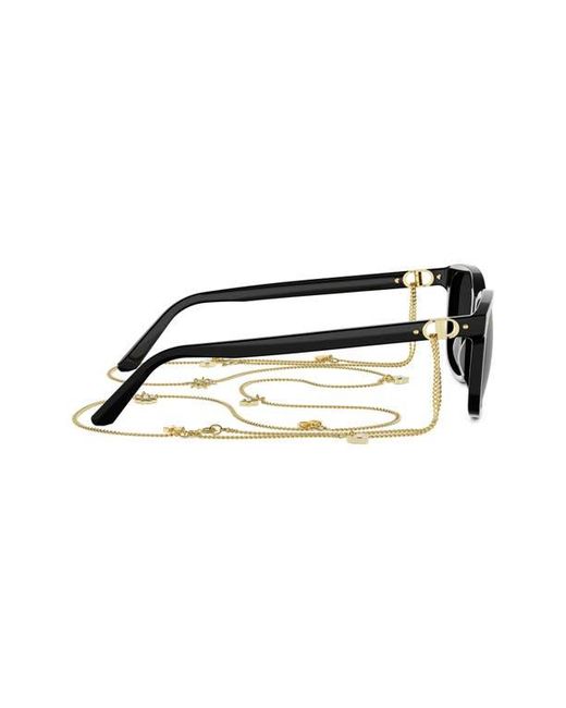 Dior Black Petit Cd S2I Rectangular Sunglasses