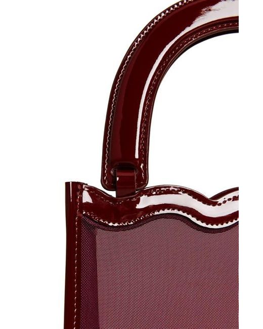 Reformation Purple Emma Mini Top Handle Bag
