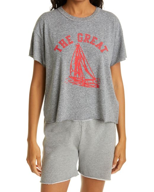 The Great Gray The Crop Boat Graphic Tee