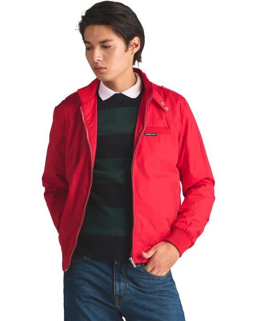 Members Only Classic Iconic Racer Jacket in Red for Men | Lyst