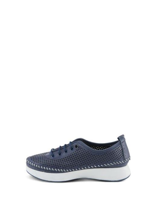 Spring Step Blue Eastwood Platform Sneaker