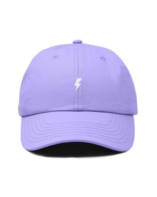 Alix Purple Lil Bolt Dad Cap for men
