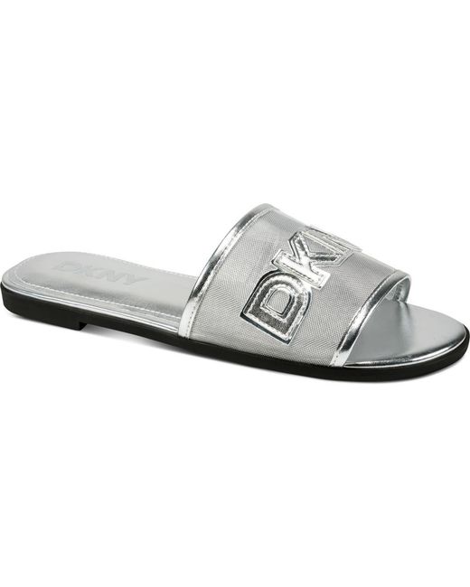 DKNY Gray Wren Slide Sandal