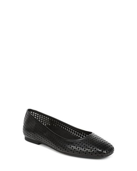 Vionic Black Orinda Perforated Ballet Flat