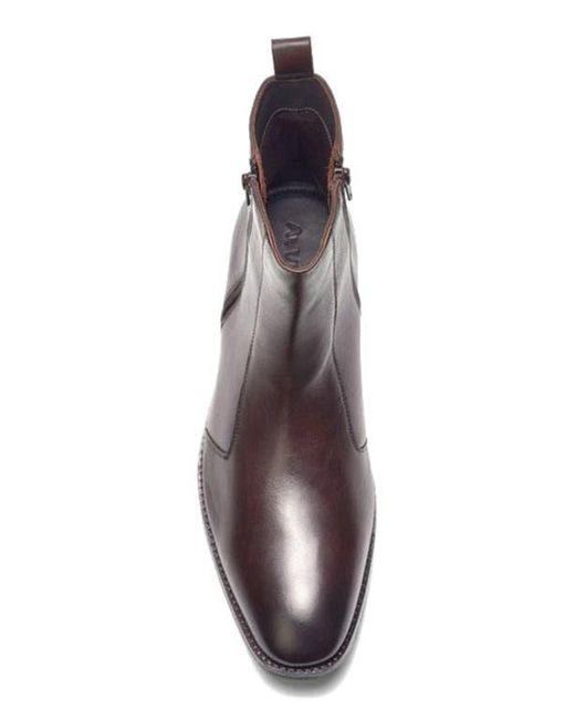 A. Veer Brown Lexington Zip Boot for men
