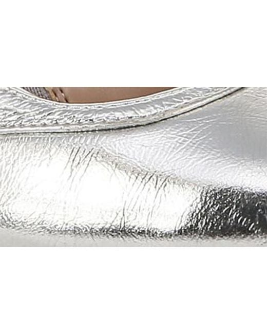 Naturalizer White Mila Pointed Toe Slingback Pump
