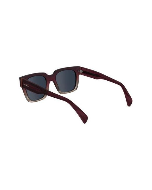 Paul Smith Blue Kenley 52Mm Rectangular Sunglasses for men