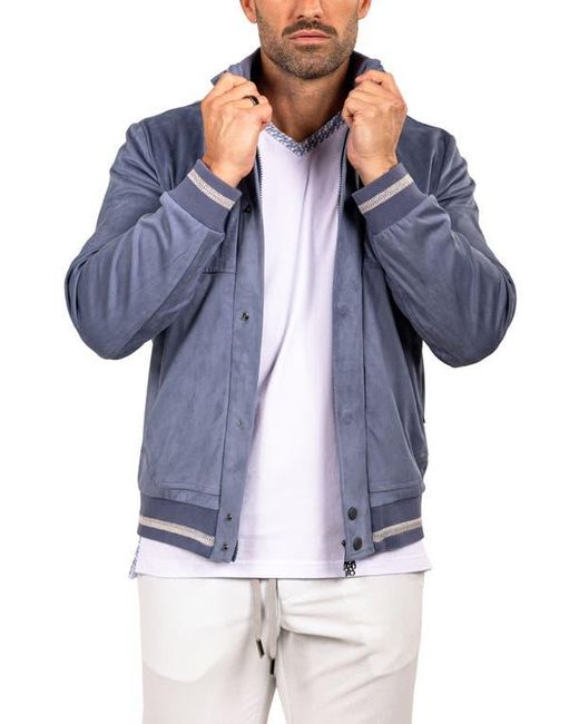 Maceoo Blue Bomber Jacket for men