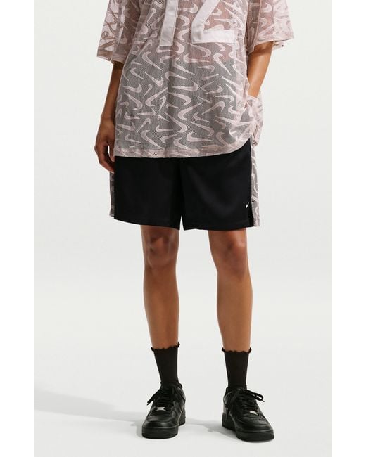 Nike Black Mesh Panel Shorts