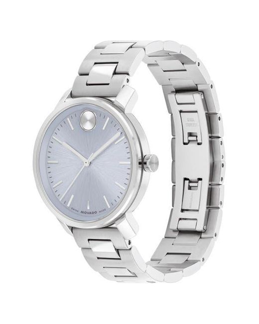 Movado Metallic Bold Access Bracelet Watch, 34Mm