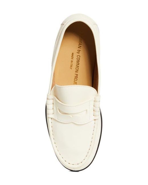 Common Projects White Soft Penny Loafer