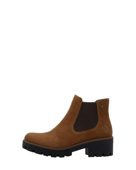 Rieker Brown Amalia Ankle Chelsea Boot