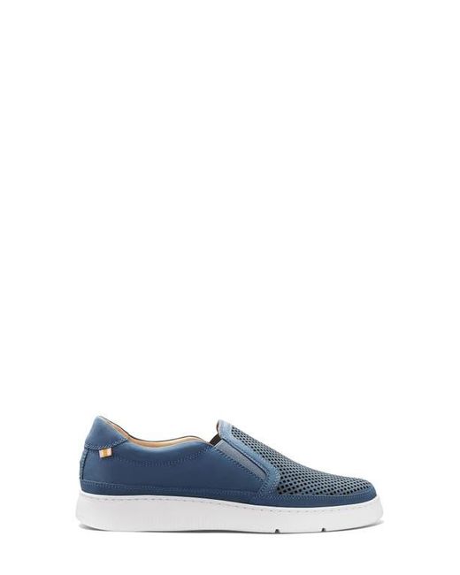 Samuel Hubbard Shoe Co. Blue Featherlight Laguna Slip-On Sneaker
