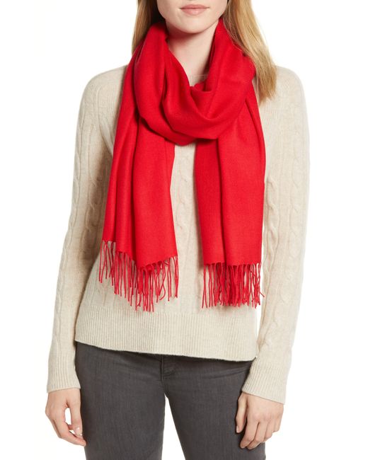 Nordstrom tissue weight wool & sales cashmere scarf