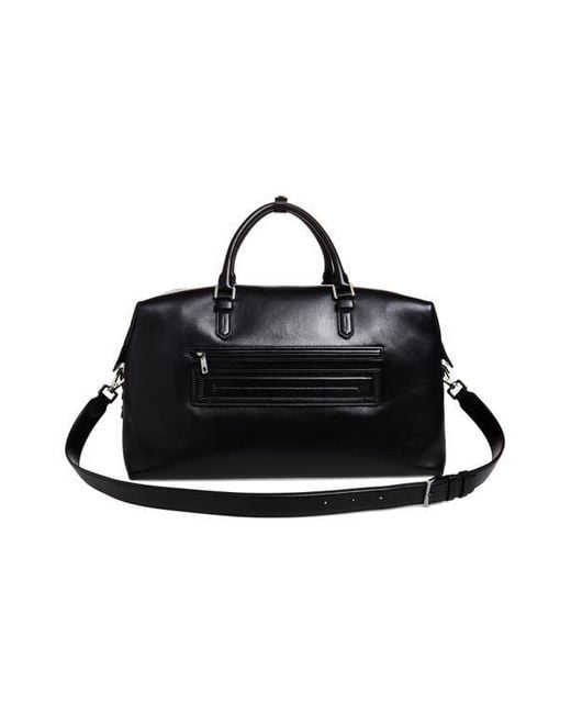 Dolce & Gabbana Black Roma Leather Duffle Bag for men