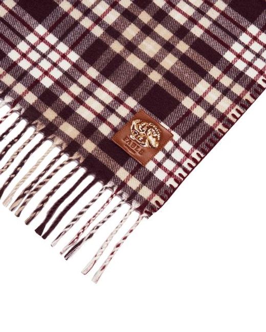 Fable England Red Check Cape