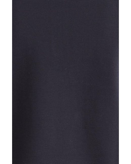 Boss Blue Sidney Ottoman Knit Quarter Zip Sweatshirt for men