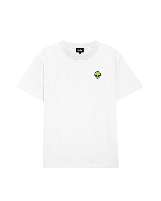 Alix White Alien Heavyweight Tee for men