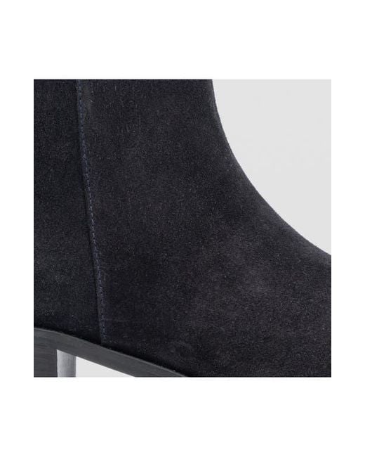 Aquatalia Blue Reeta Luxe Suede Bootie