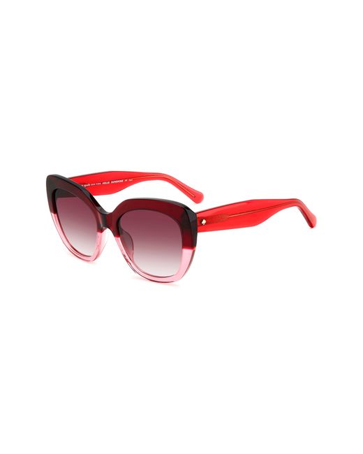 Kate Spade Red Winslet 55mm Gradient Round Sunglasses