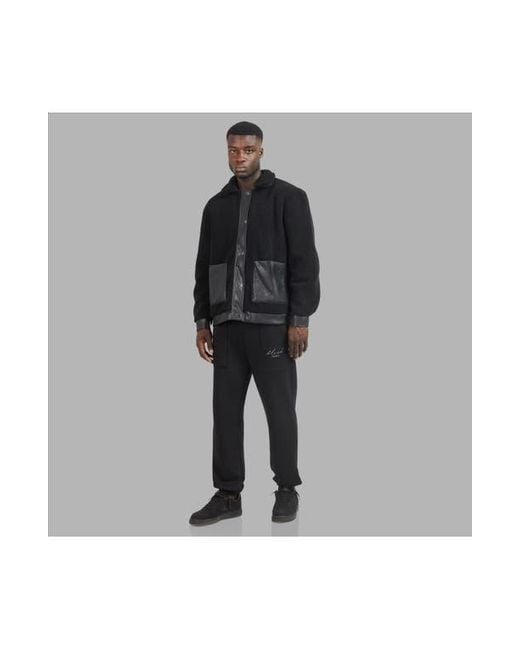 Blvck Paris Black Blvck Shearling Jacket for men