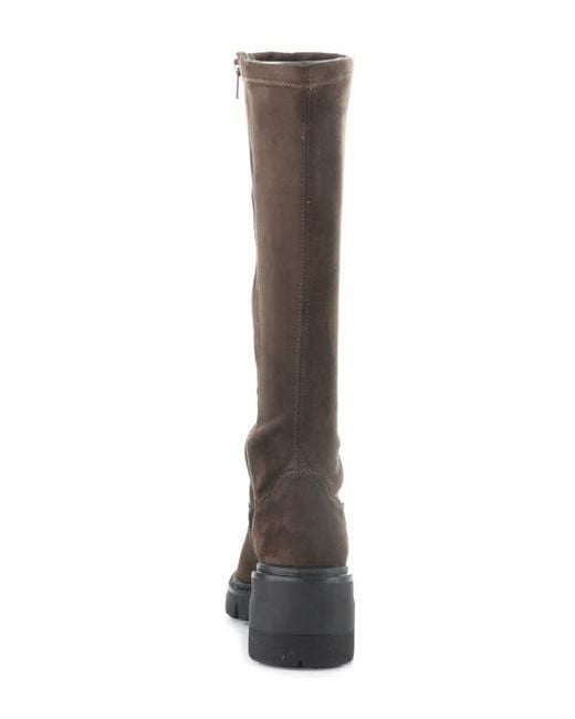 Bos. & Co. Brown Brenna Waterproof Platform Knee High Boot