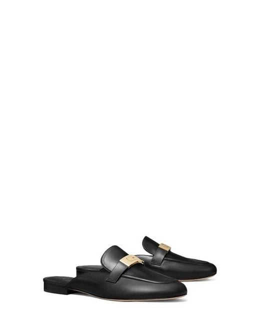 Tory Burch Black Leelee Loafer Mule